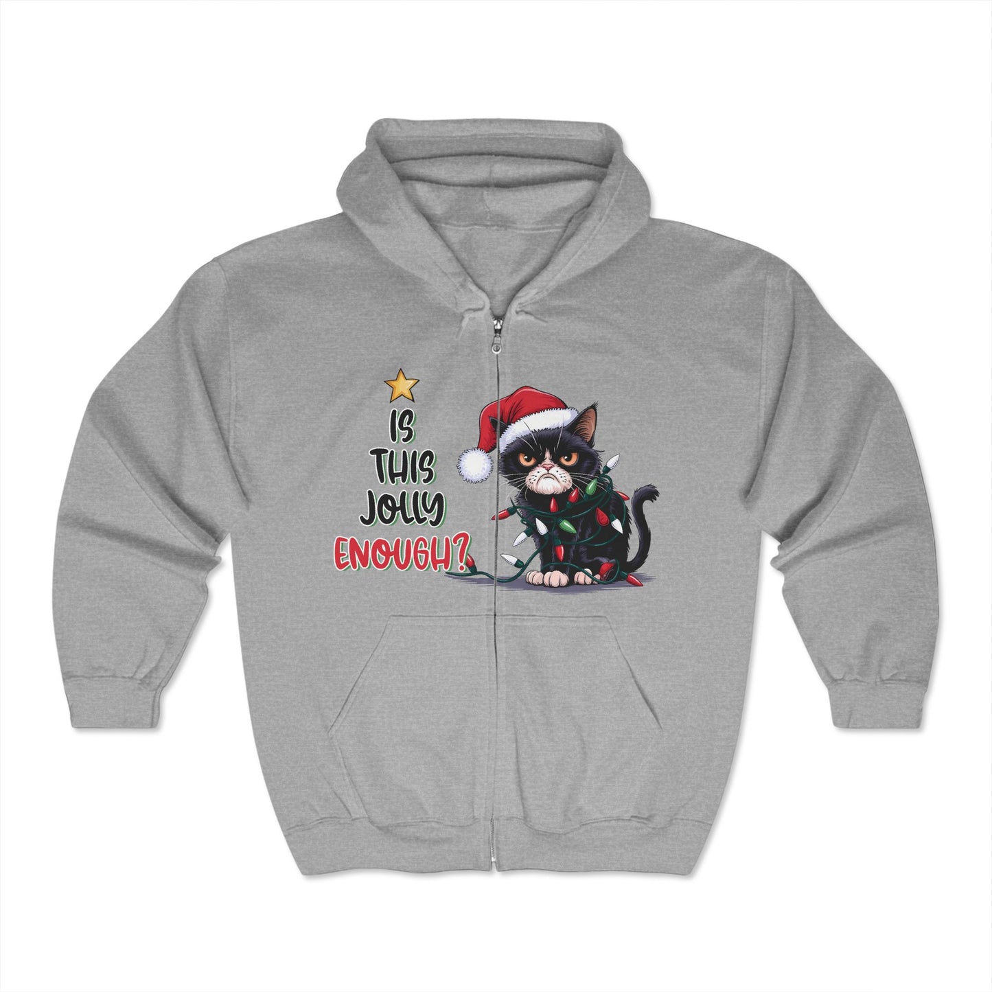 Christmas Unisex Heavy Blend™ Full Zip Hooded Sweatshirt