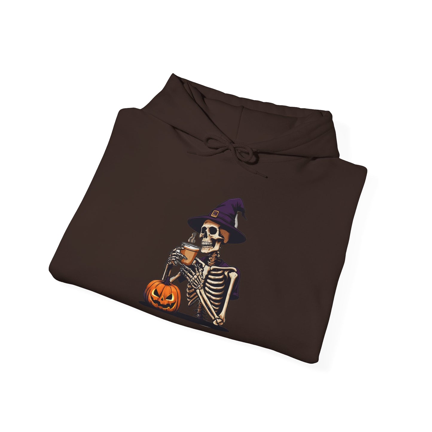 Halloween Skeleton Hoodie, Unisex Fall Sweatshirt, Spooky Season Apparel, Cozy Costume Alternative, Halloween Gift for Him/Her