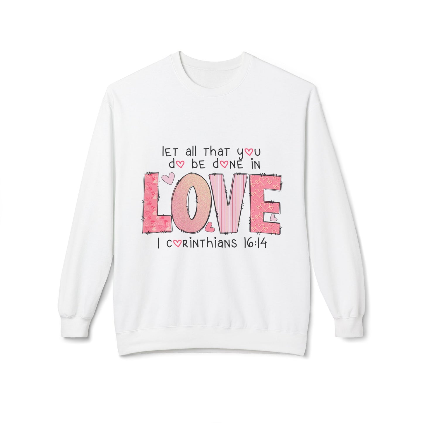 Valentines Unisex Midweight Softstyle Fleece Crewneck Sweatshirt