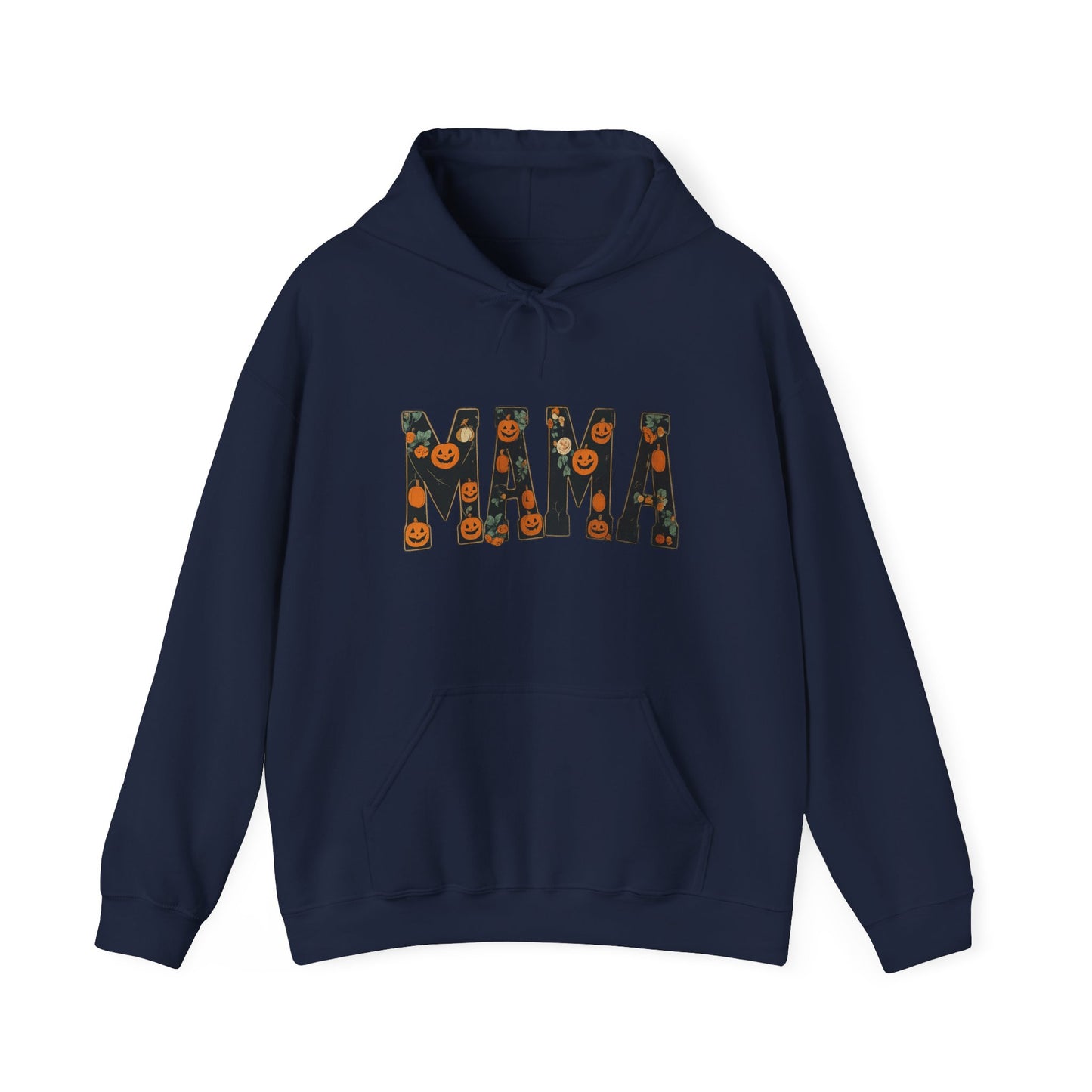 Mama Pumpkin Hooded Hoodie | Cozy Fall Apparel, Perfect for Gift Giving, Halloween, Family Gatherings, Autumn Fashion