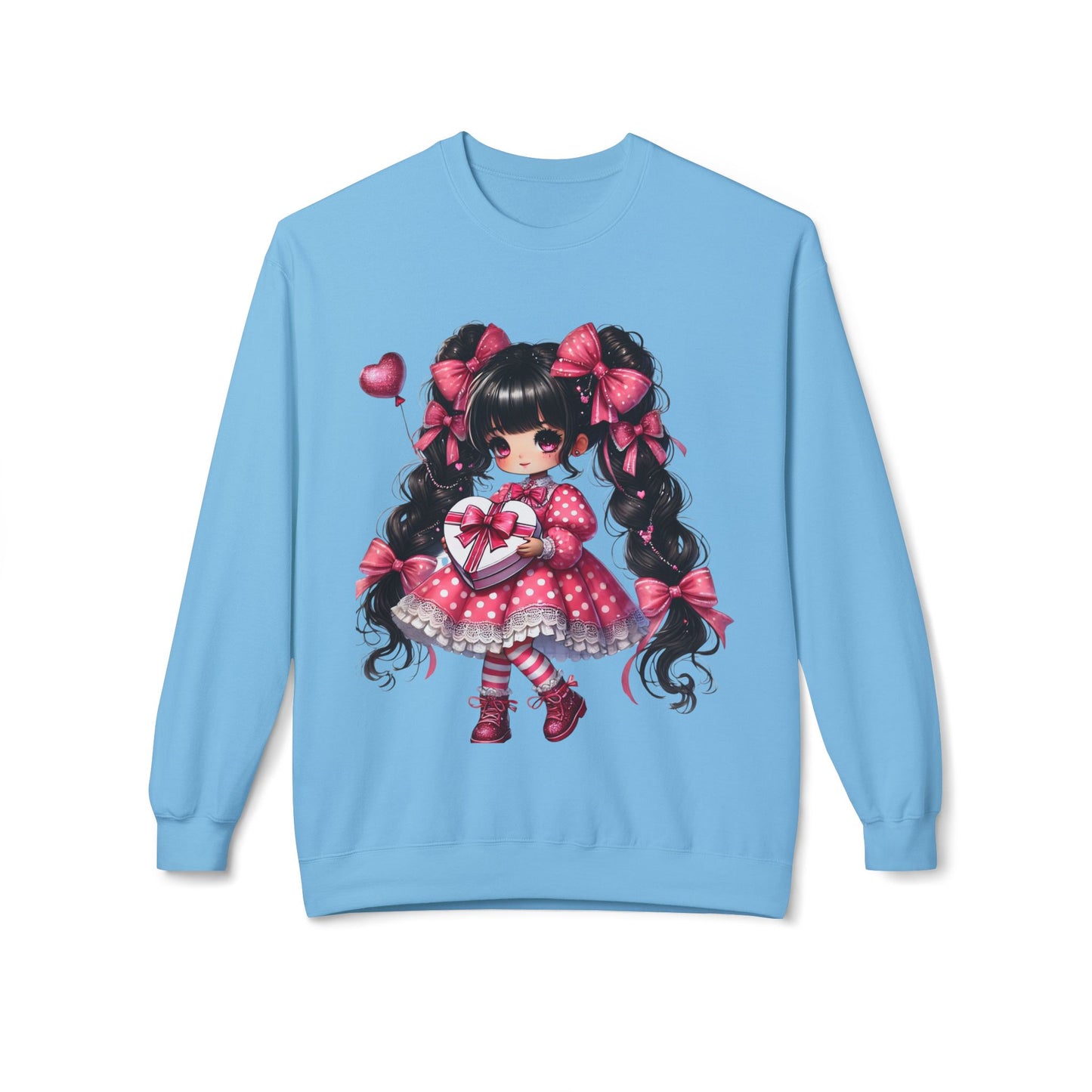 Valentines Unisex Midweight Softstyle Fleece Crewneck Sweatshirt