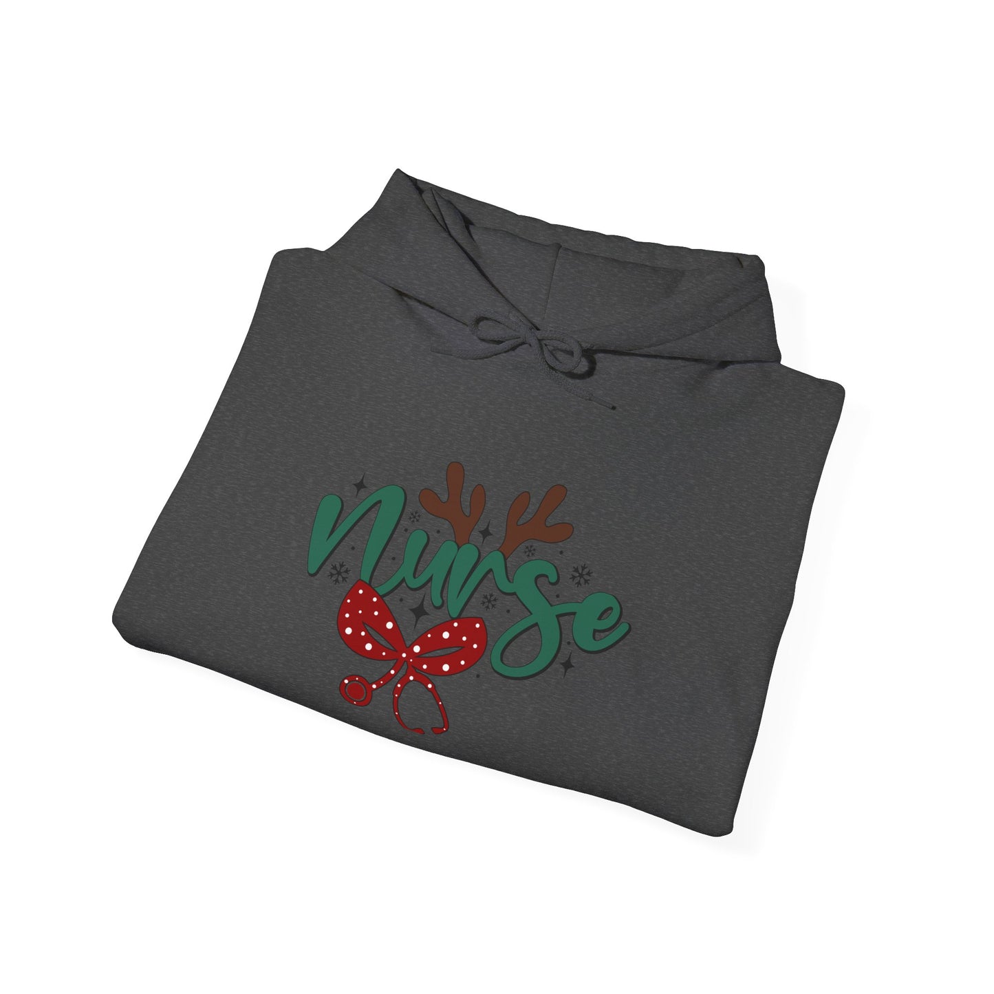 Festive Nurse Hoodie | Holiday Sweatshirt, Christmas Gift for Nurses, Cozy Winter Wear, Fun Nursing Apparel