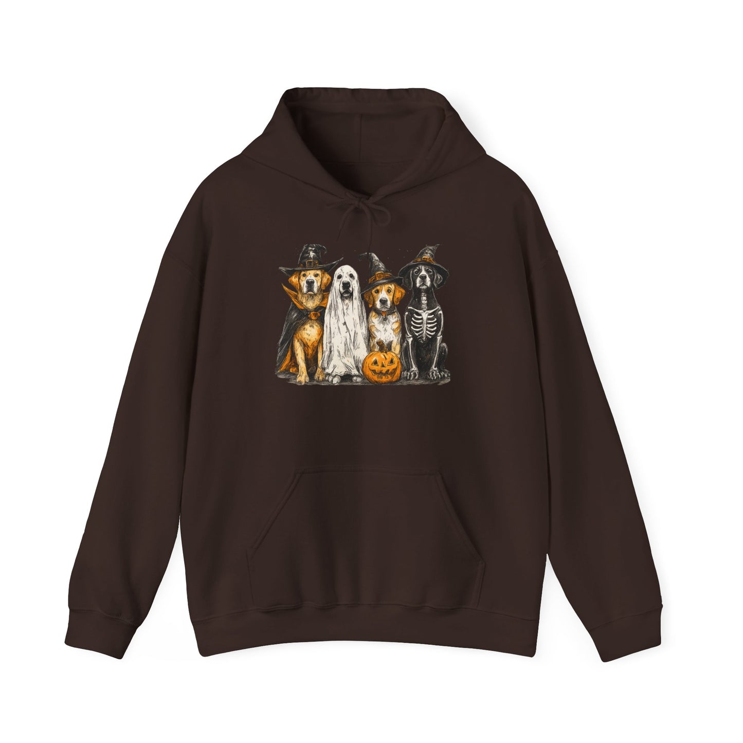 Halloween Pet Lover Hoodie, Unisex Hoodie, Cute Dog Hoodie, Cozy Halloween Apparel, Animal Lover Gift