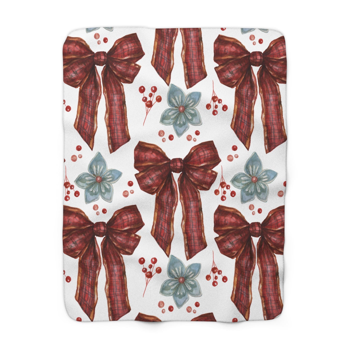 Christmas Bow Blanket