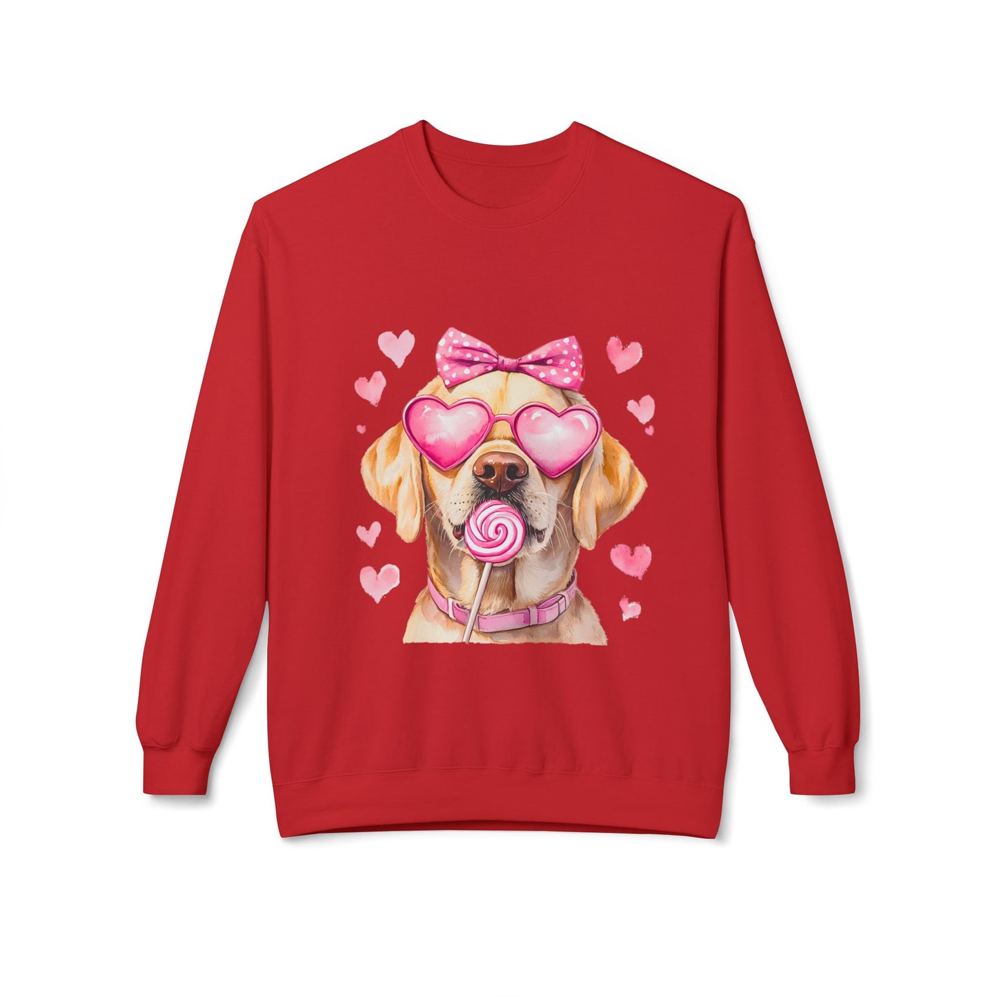 Valentines Unisex Midweight Softstyle Fleece Crewneck Sweatshirt