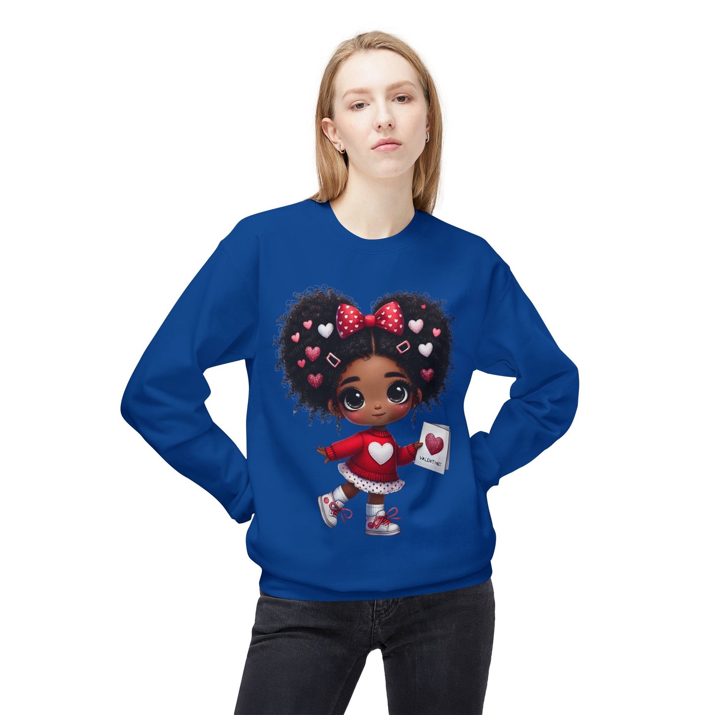 Valentines Unisex Midweight Softstyle Fleece Crewneck Sweatshirt
