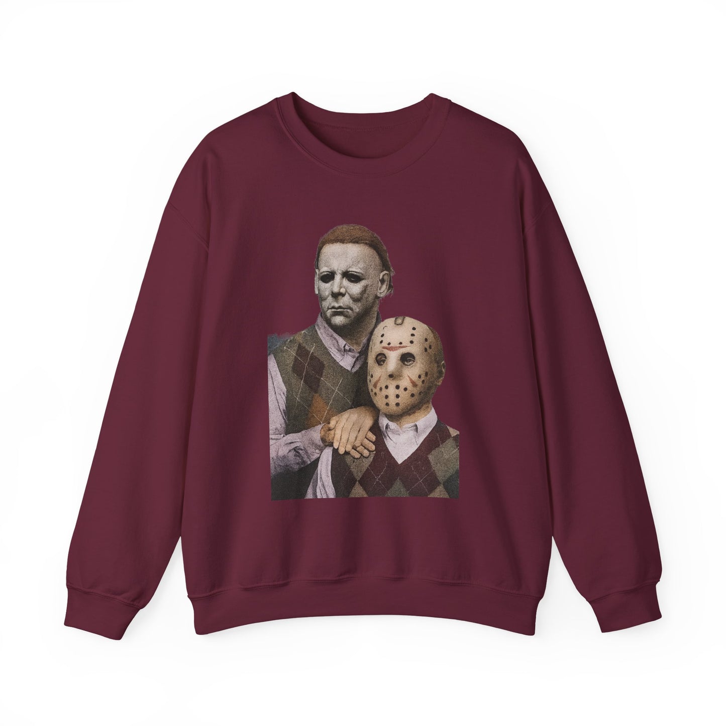 Horror Movie Sweatshirt: Scary Crewneck for Halloween, Cosplay, Horror Fans, Unisex Gift, Cozy Pullover