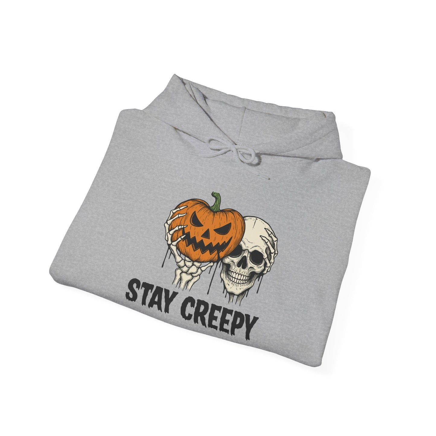 Unisex Creepy Hooded Hoodie | Halloween Hoodie, Fall Apparel, Spooky Gift, Cozy Hoodie for Autumn Celebrations