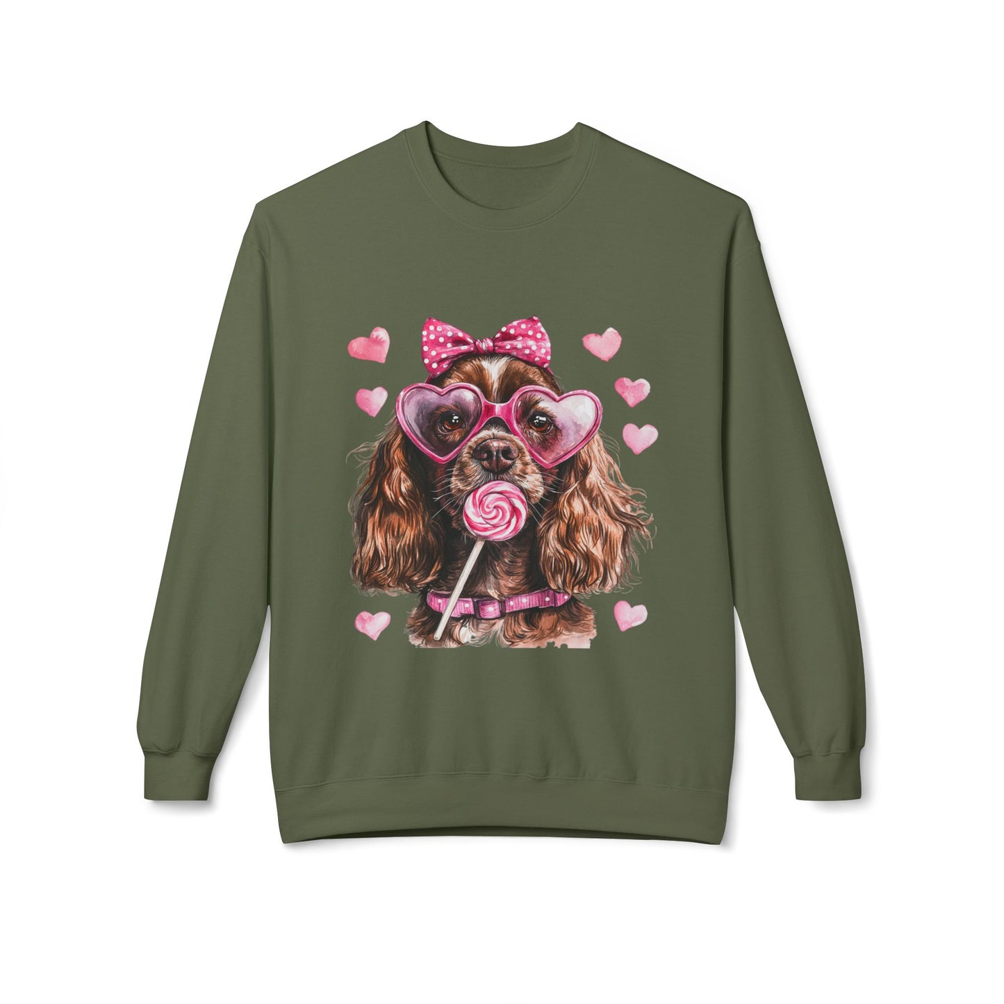 Valentines Unisex Midweight Softstyle Fleece Crewneck Sweatshirt
