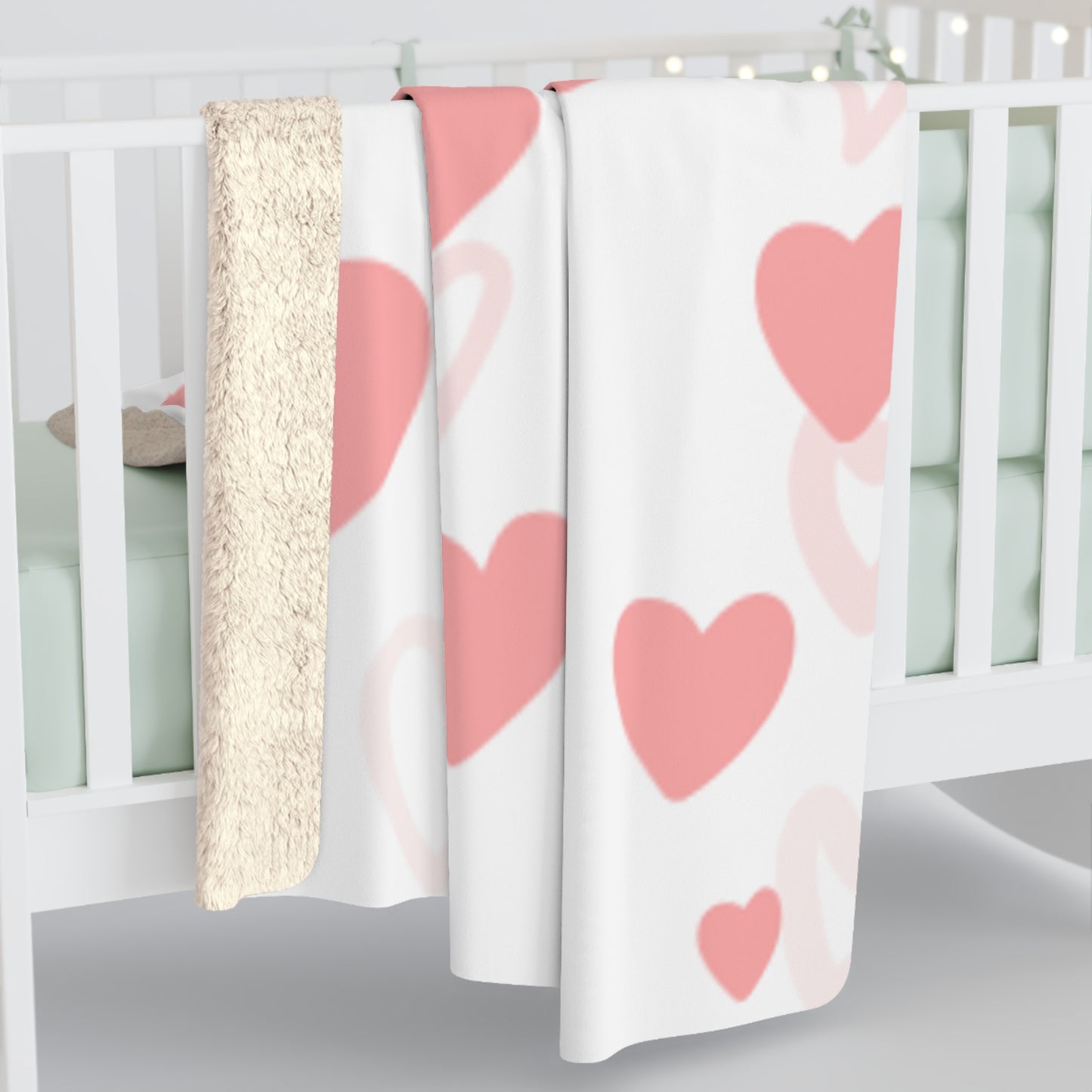 Valentines Sherpa Fleece Blanket