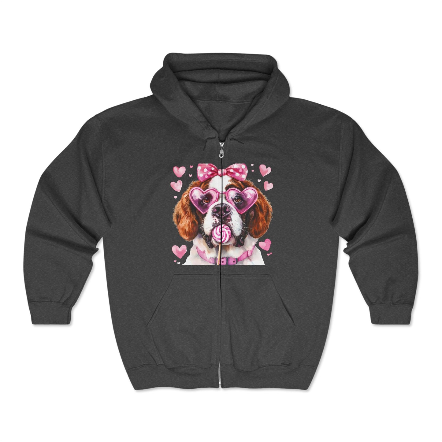 Valentines Unisex Heavy Blend™ Full Zip Hooded Sweatshirt