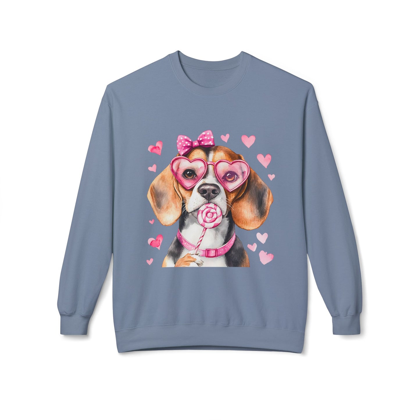 Valentines Unisex Midweight Softstyle Fleece Crewneck Sweatshirt