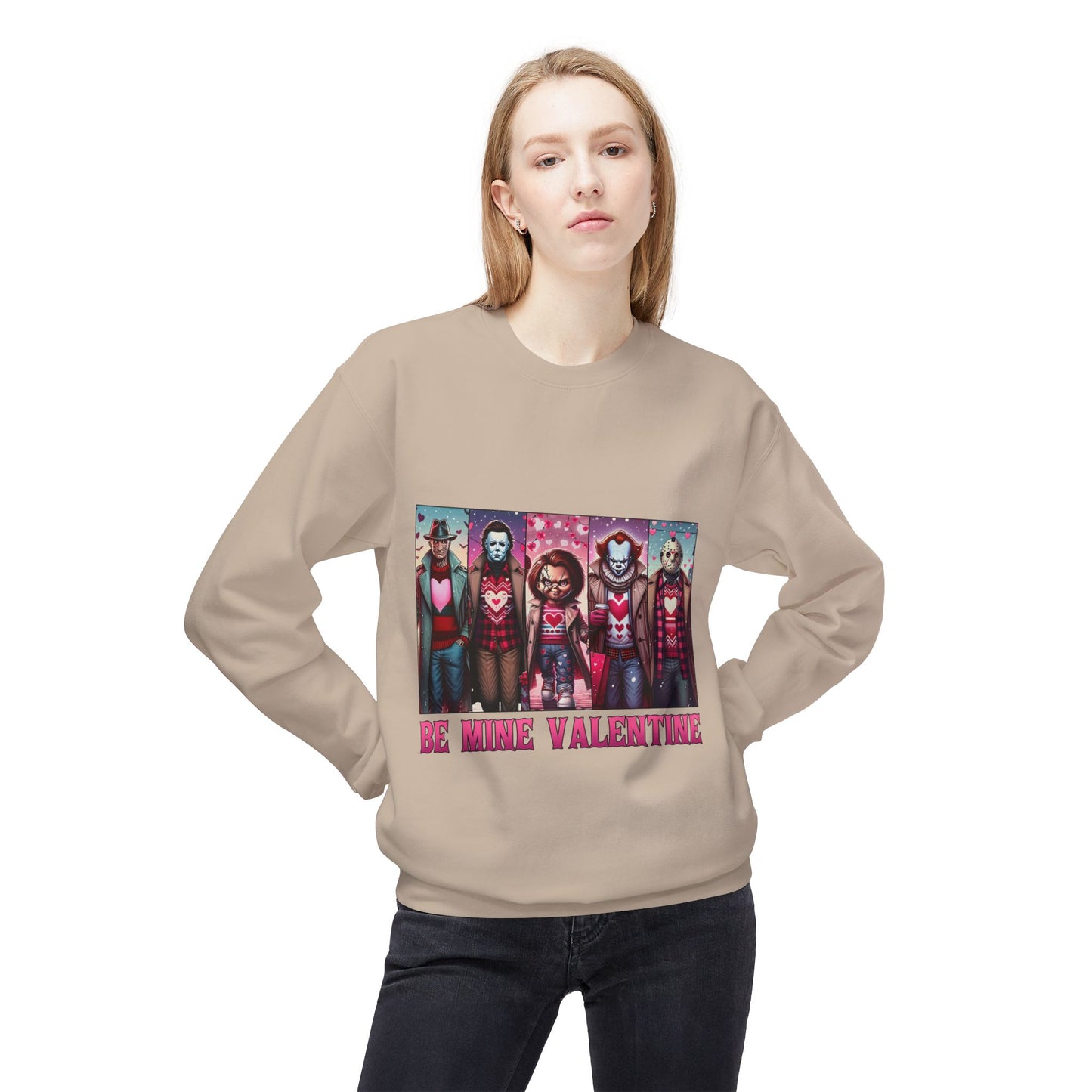 Valentines Unisex Midweight Softstyle Fleece Crewneck Sweatshirt