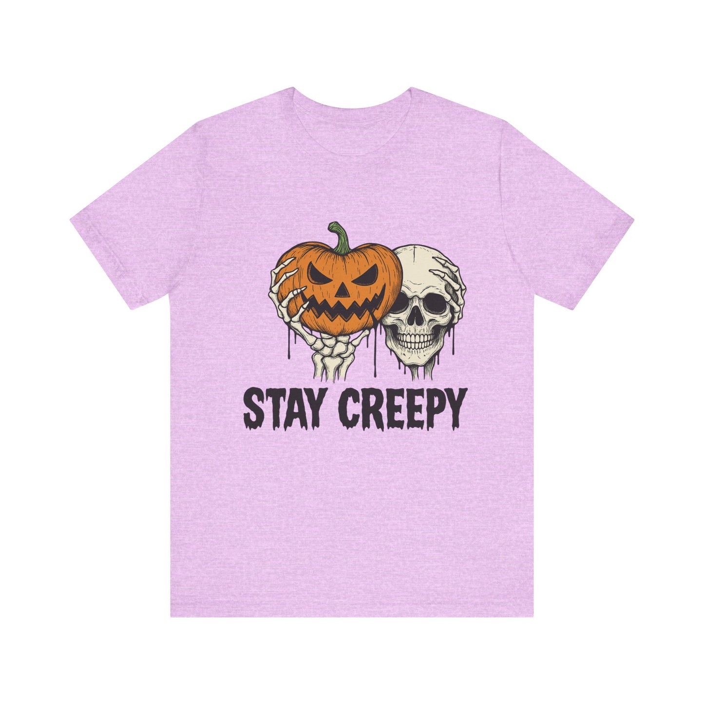 Halloween Graphic Tee - Stay Creepy Unisex Shirt, Fall Fashion, Spooky Halloween Apparel, Casual Wear, Gift for Halloween Lovers