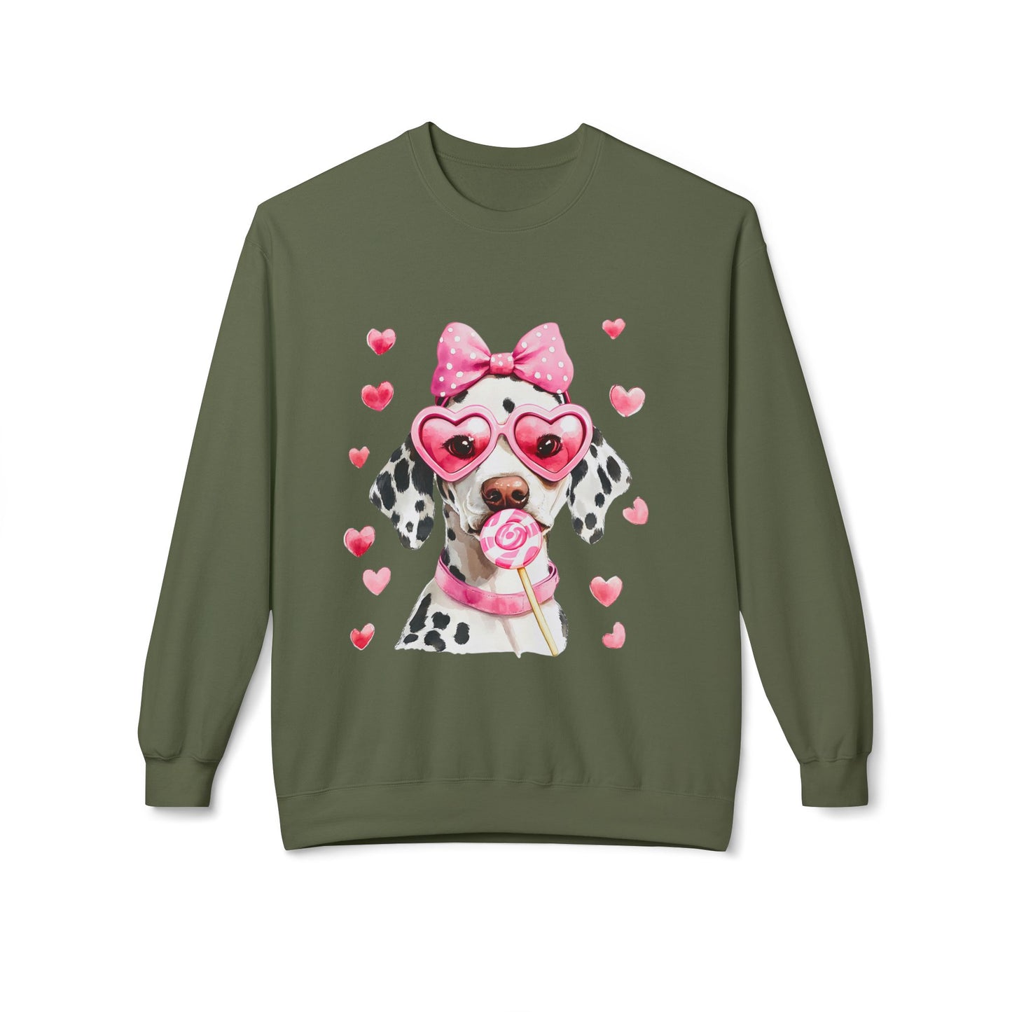 Valentines Unisex Midweight Softstyle Fleece Crewneck Sweatshirt