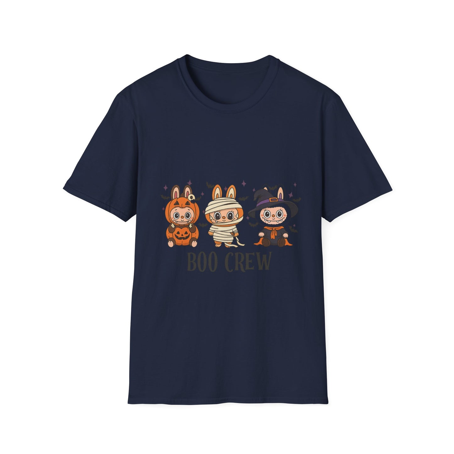 Boo Crew Halloween T-Shirt, Unisex Softstyle Tee, Cute Halloween Shirt, Fall Festival Apparel, Spooky Season Gift, Trick or Treat Top