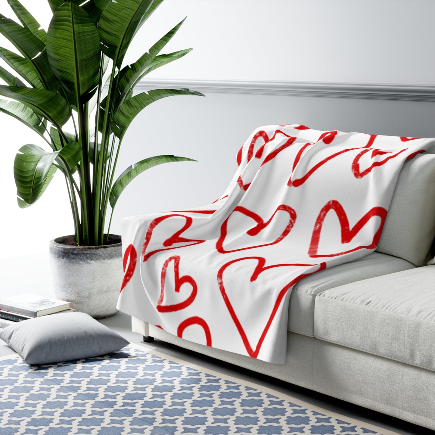 Valentines Sherpa Fleece Blanket