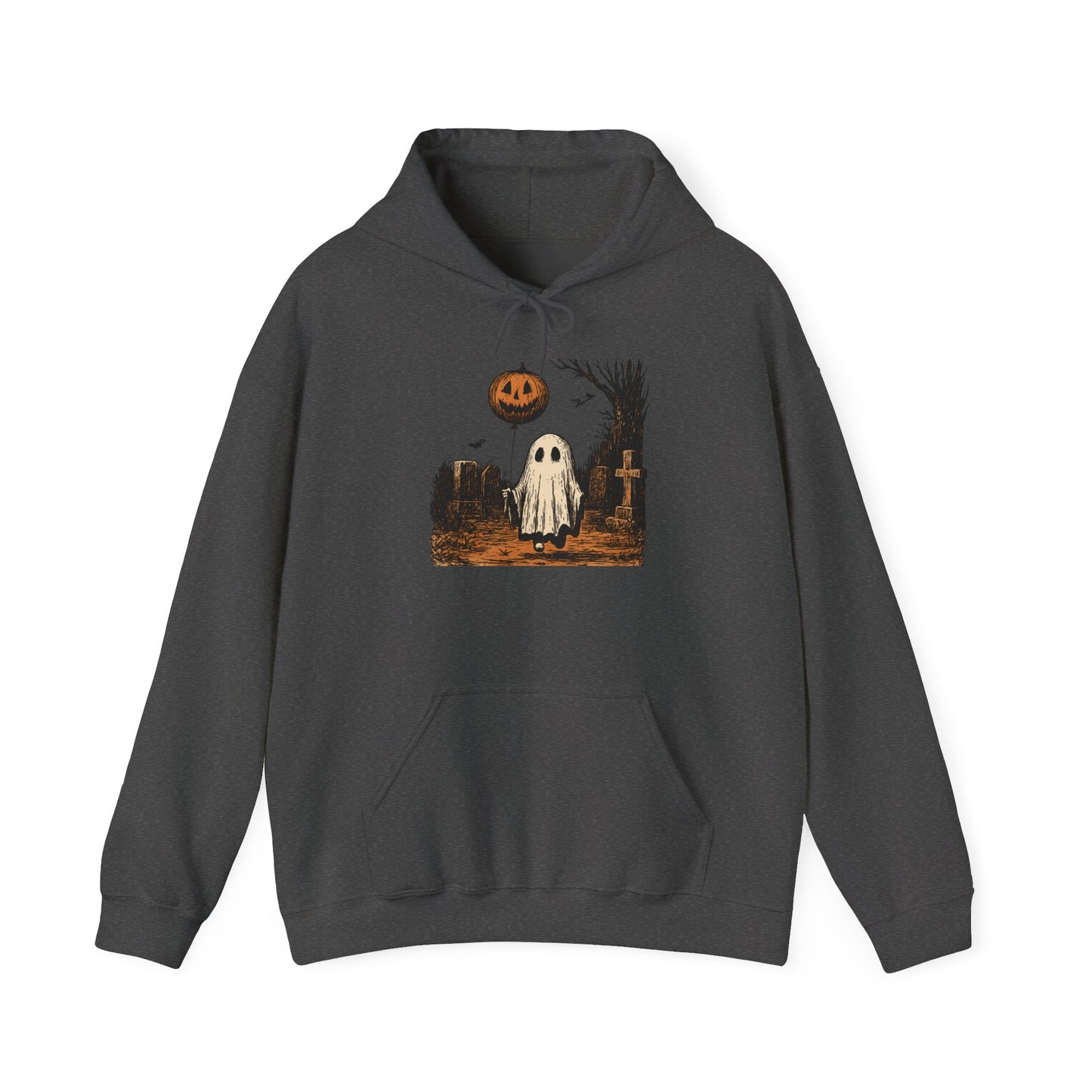 Halloween Ghost Hoodie, Cozy Unisex Hoodie, Spooky Season Apparel, Fall Fashion, Trick or Treat Gift