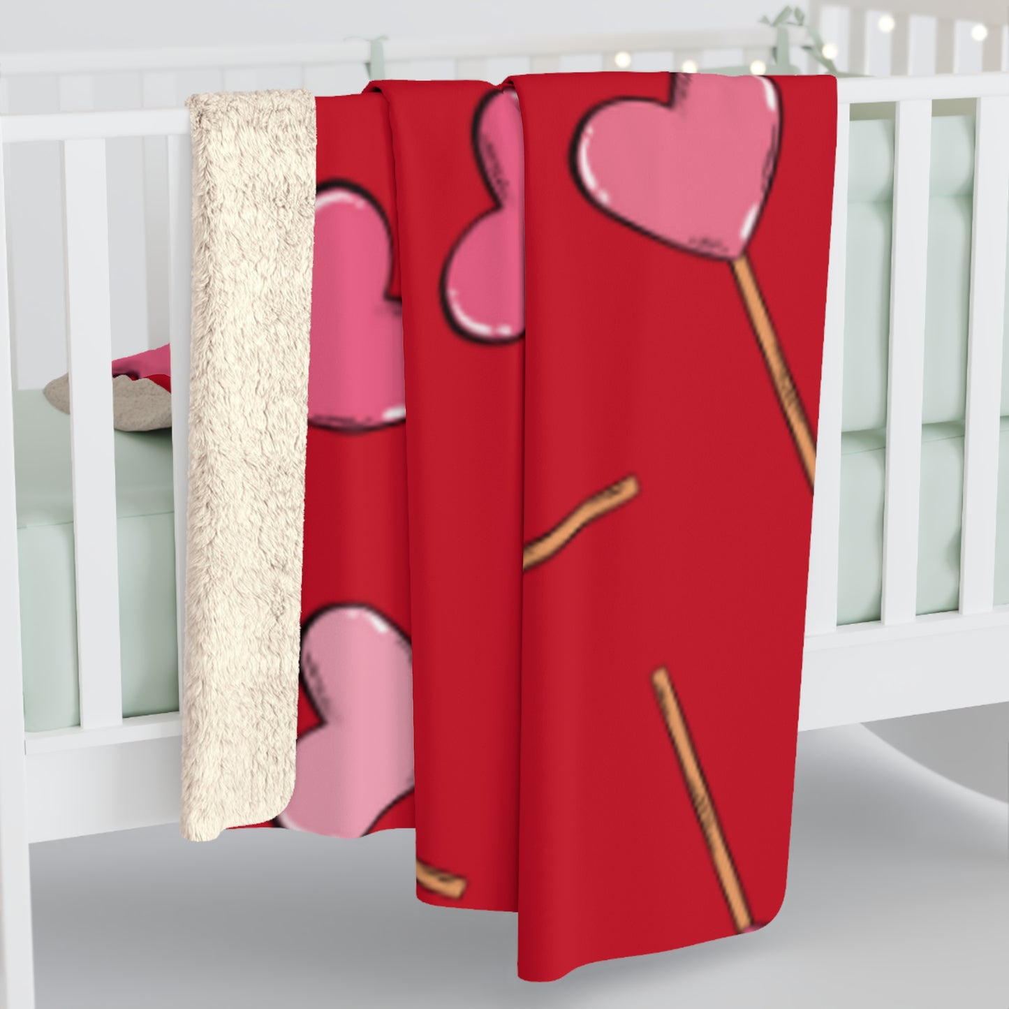Valentines Sherpa Fleece Blanket