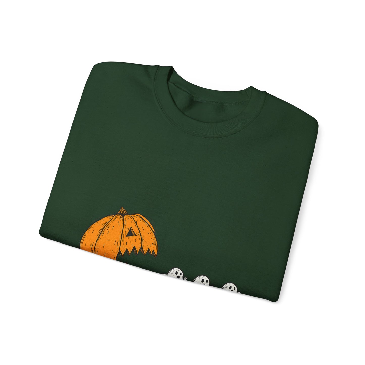 Spooky Pumpkin Ghosts Sweatshirt | Cozy Halloween Crewneck, Fall Fashion, Unisex Gift, Harvest Party Wear, Cute Autumn Outfit