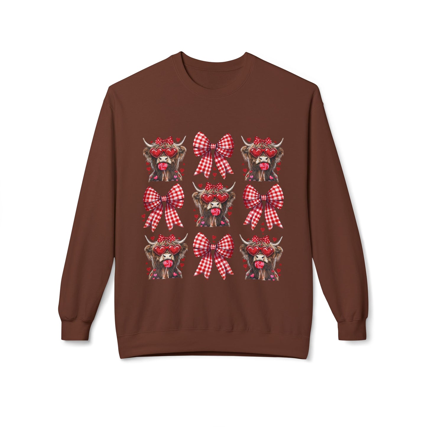 Valentines Unisex Midweight Softstyle Fleece Crewneck Sweatshirt