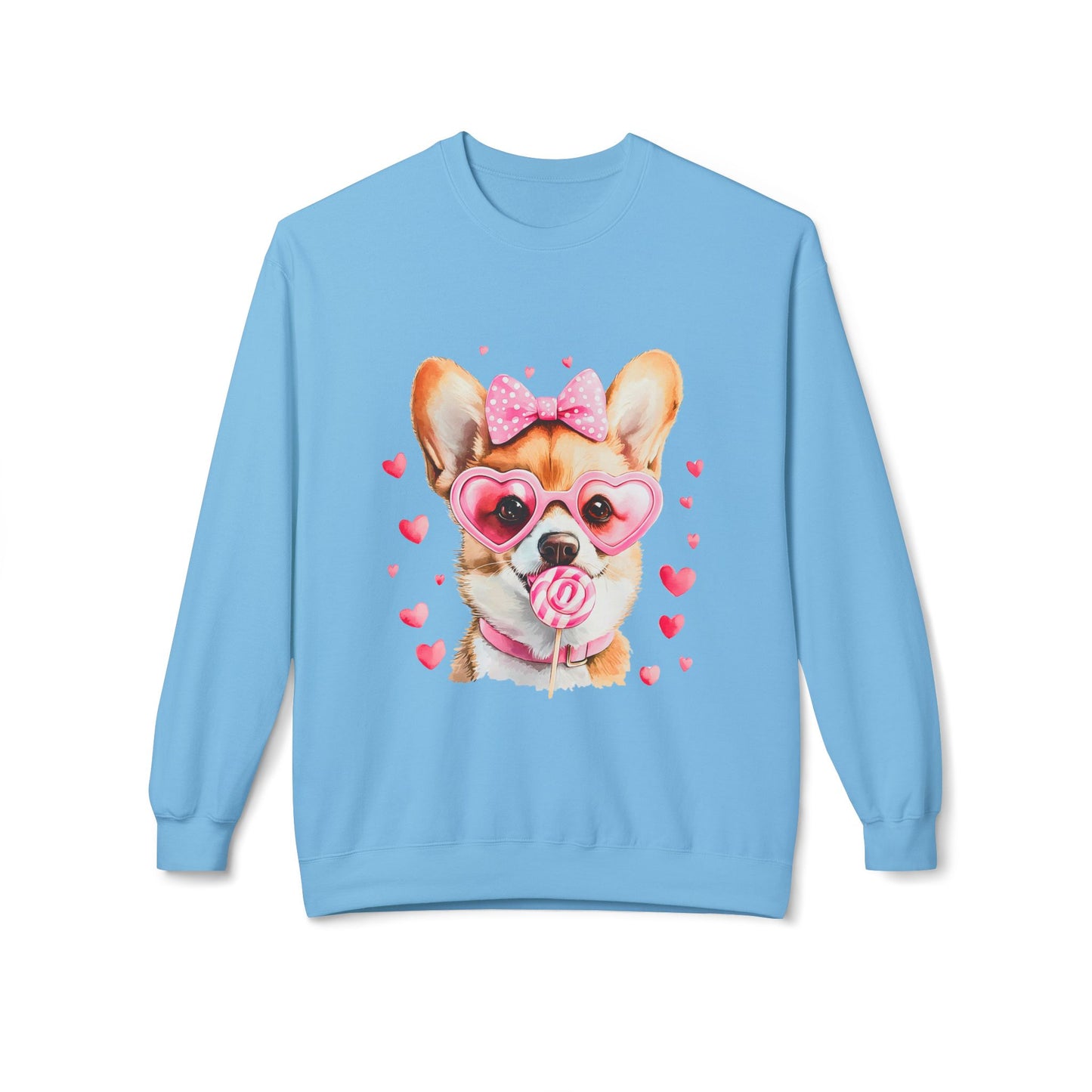 Valentines Unisex Midweight Softstyle Fleece Crewneck Sweatshirt