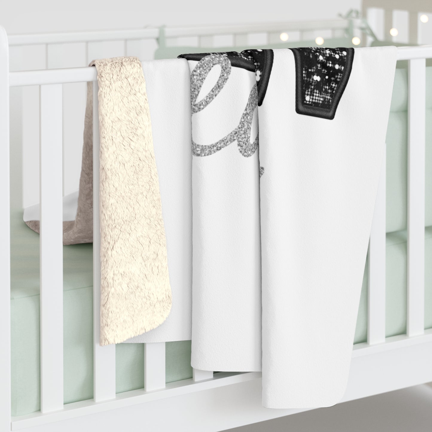 New Year Sherpa Fleece Blanket