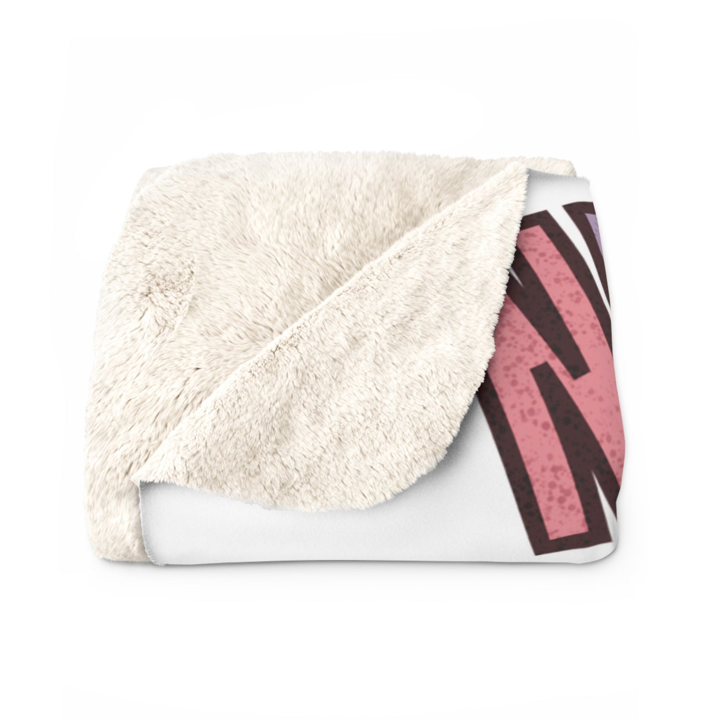 New Year Sherpa Fleece Blanket