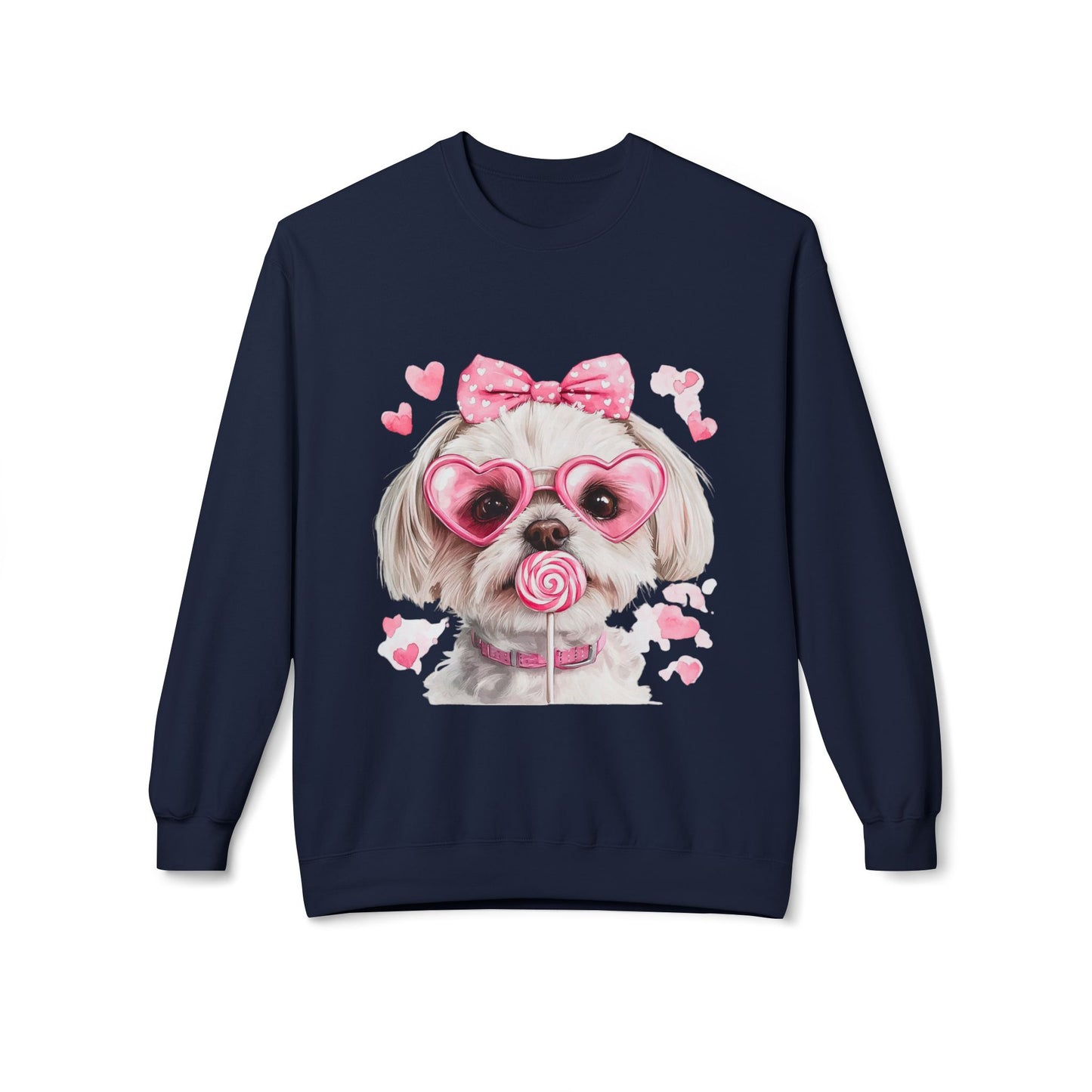Valentines Unisex Midweight Softstyle Fleece Crewneck Sweatshirt