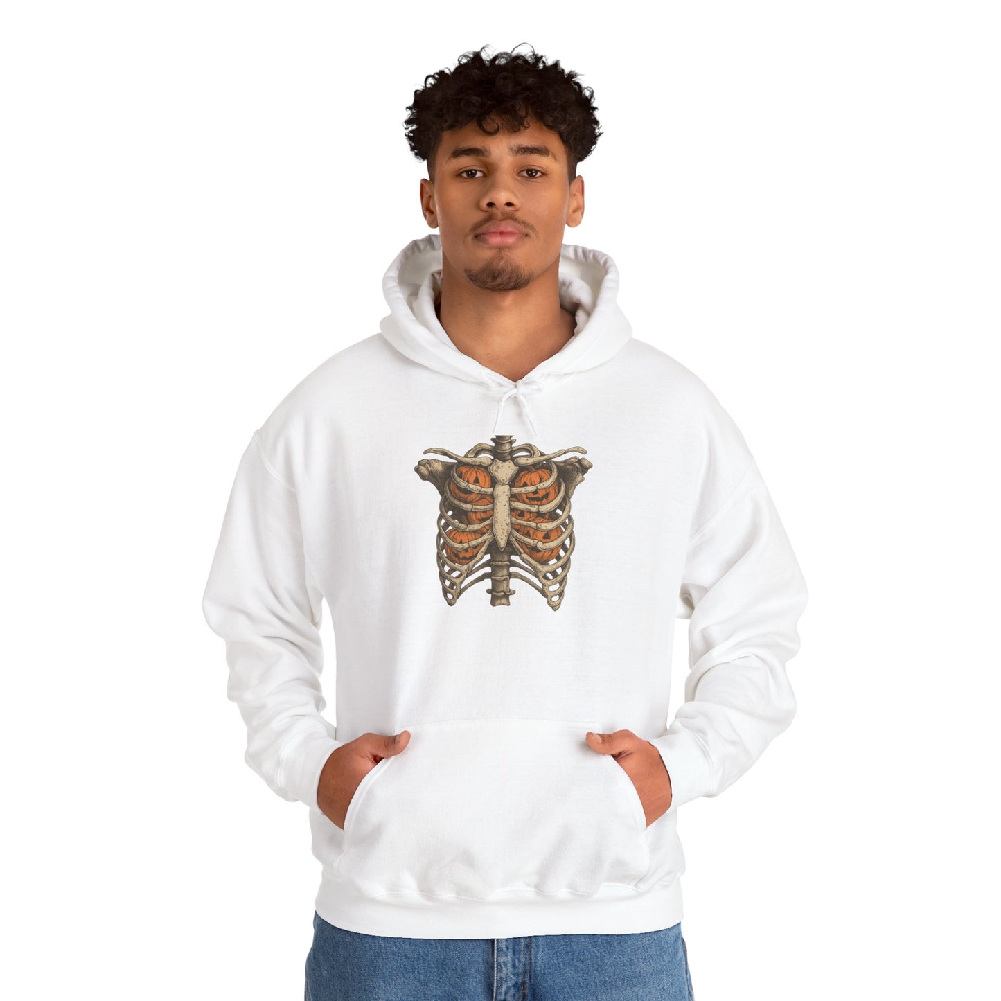 Unique Skeleton Design Unisex Hoodie - Perfect for Halloween, Casual Wear, Gifts, Cozy Comfort, Everyday Fashion