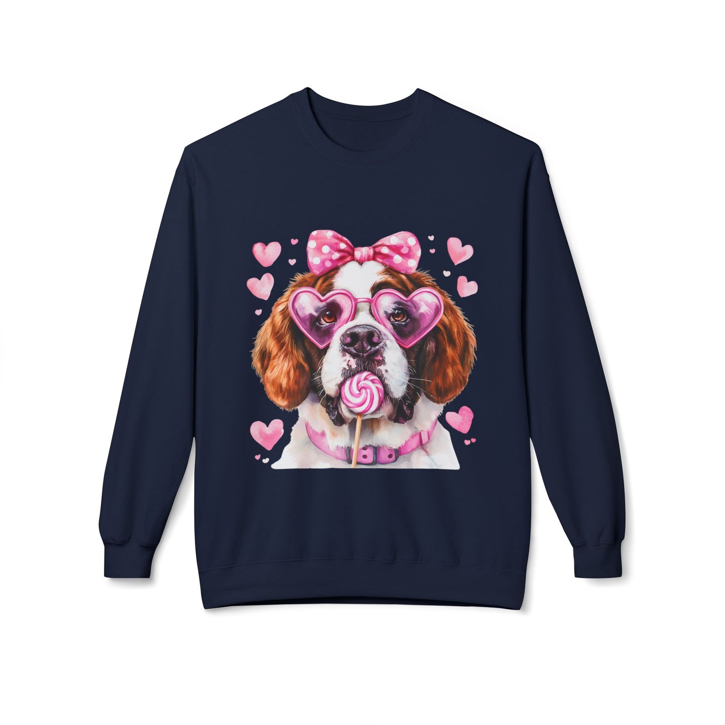 Valentines Unisex Midweight Softstyle Fleece Crewneck Sweatshirt