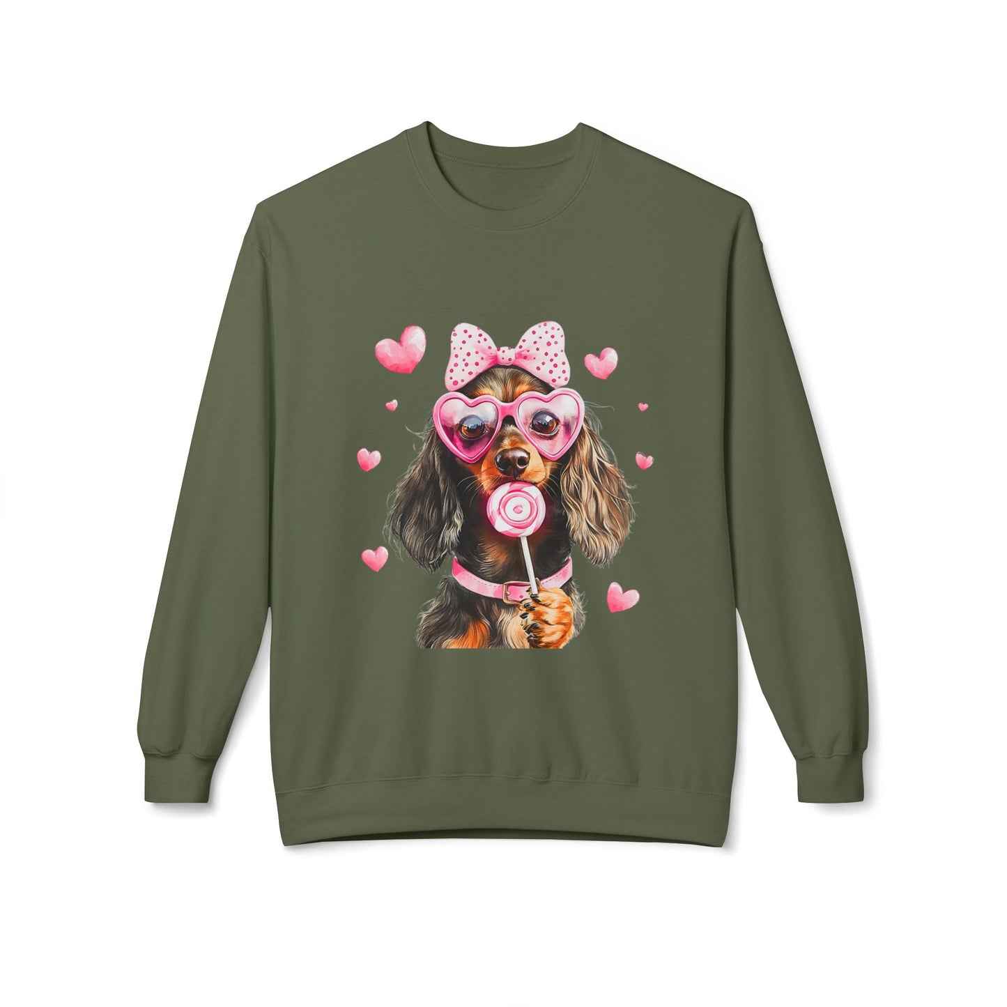 Valentines Unisex Midweight Softstyle Fleece Crewneck Sweatshirt