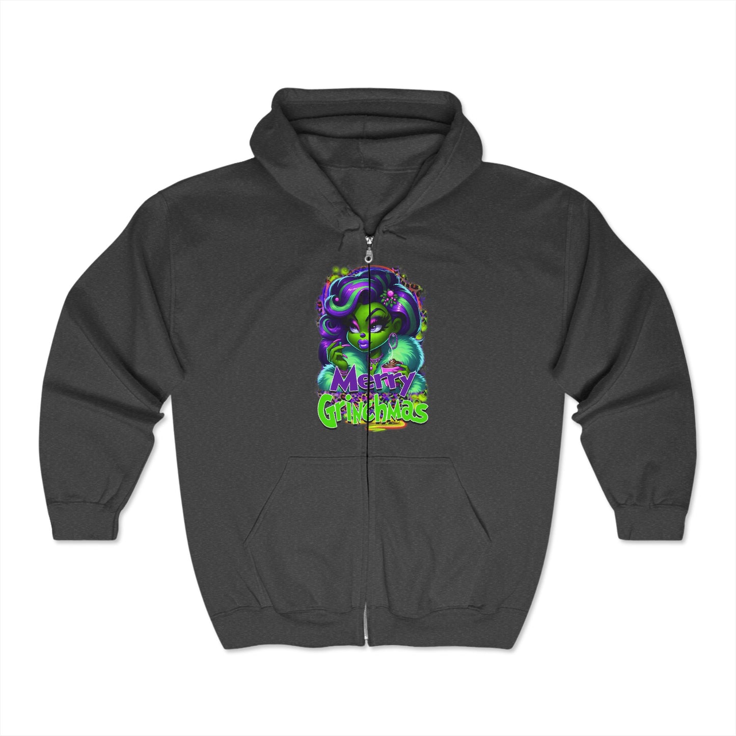 Christmas Unisex Heavy Blend™ Full Zip Hooded Sweatshirt