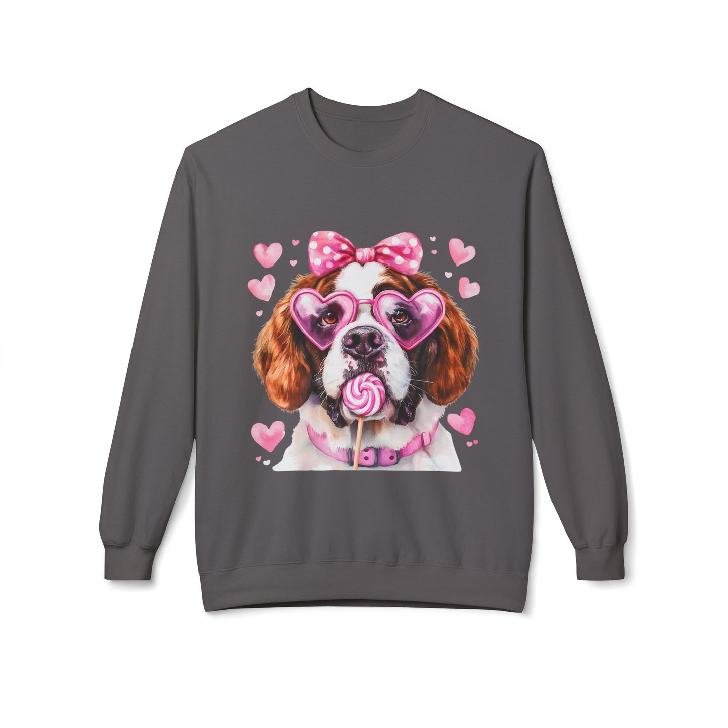 Valentines Unisex Midweight Softstyle Fleece Crewneck Sweatshirt