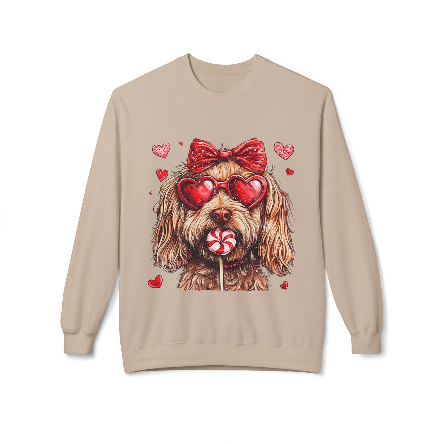 Valentines Unisex Midweight Softstyle Fleece Crewneck Sweatshirt