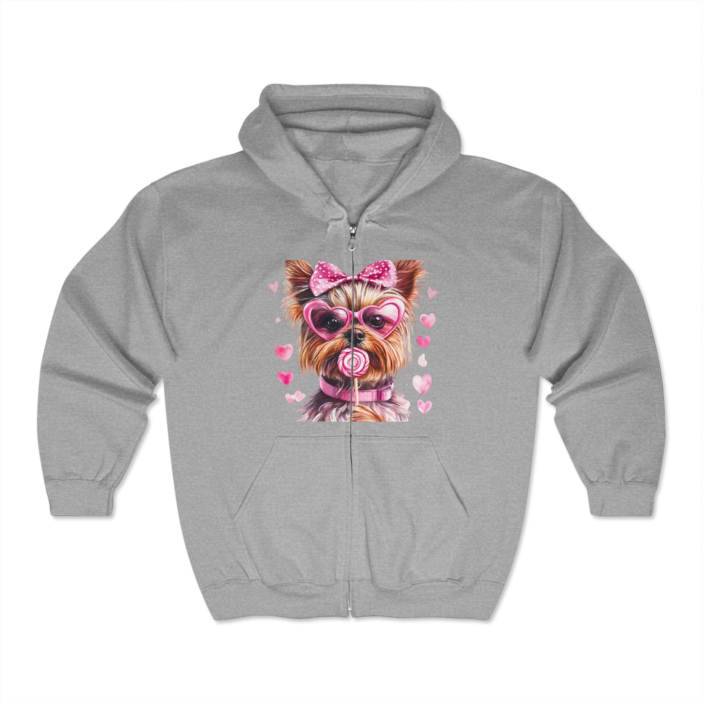 Valentines Unisex Heavy Blend™ Full Zip Hooded Sweatshirt