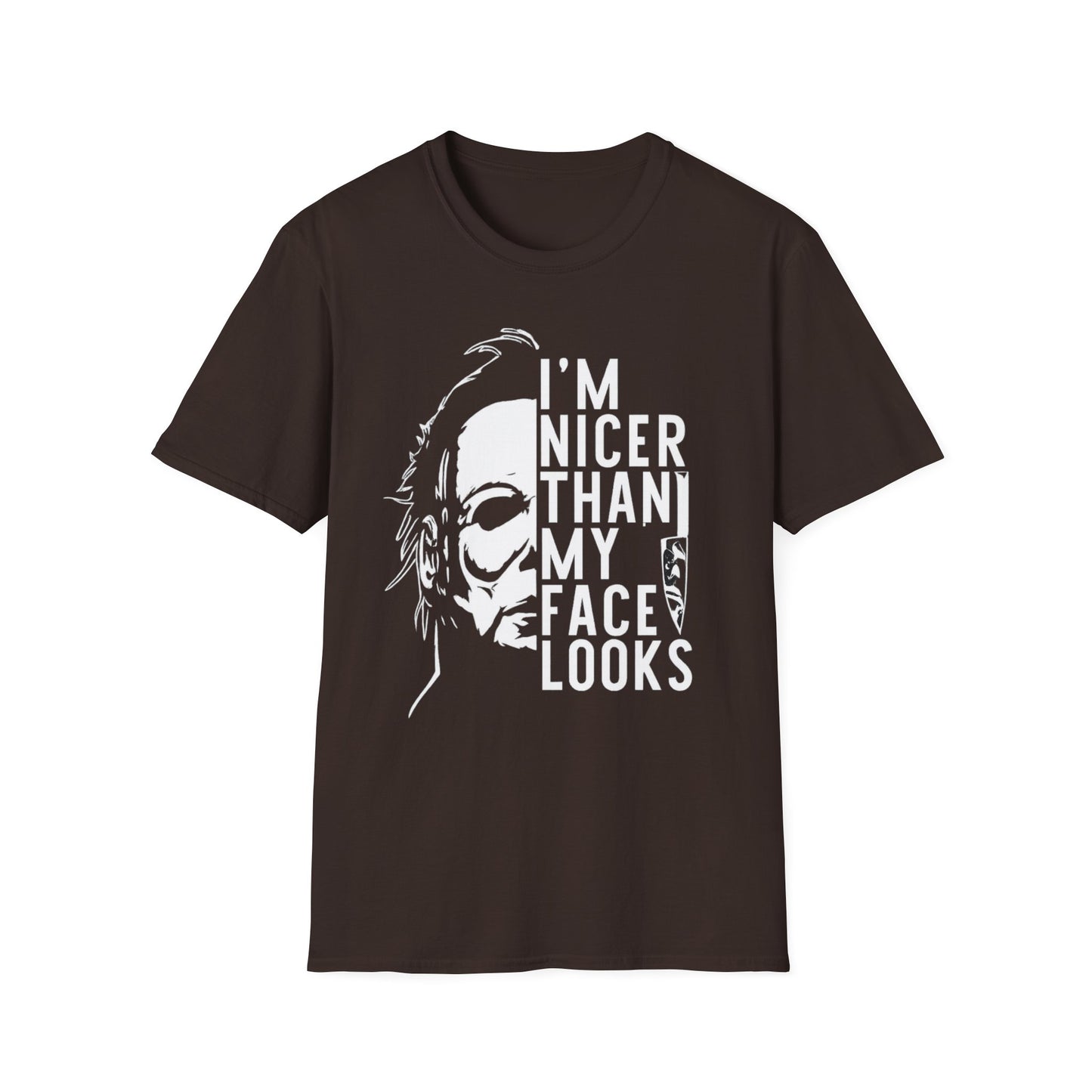 Graphic Horror-Themed Unisex T-Shirt | Perfect Gift for Halloween, Movie Lovers, Casual Wear, Unique Statement Tee