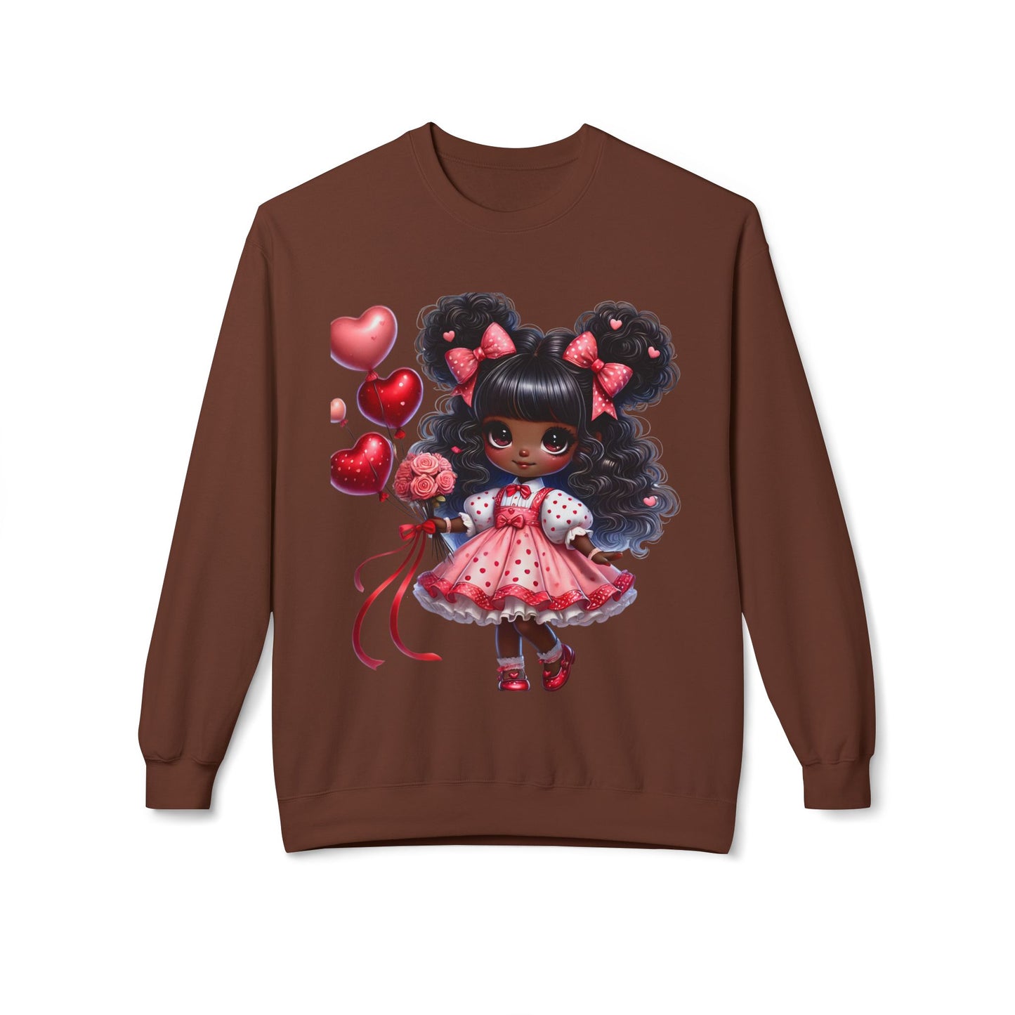 Valentines Unisex Midweight Softstyle Fleece Crewneck Sweatshirt