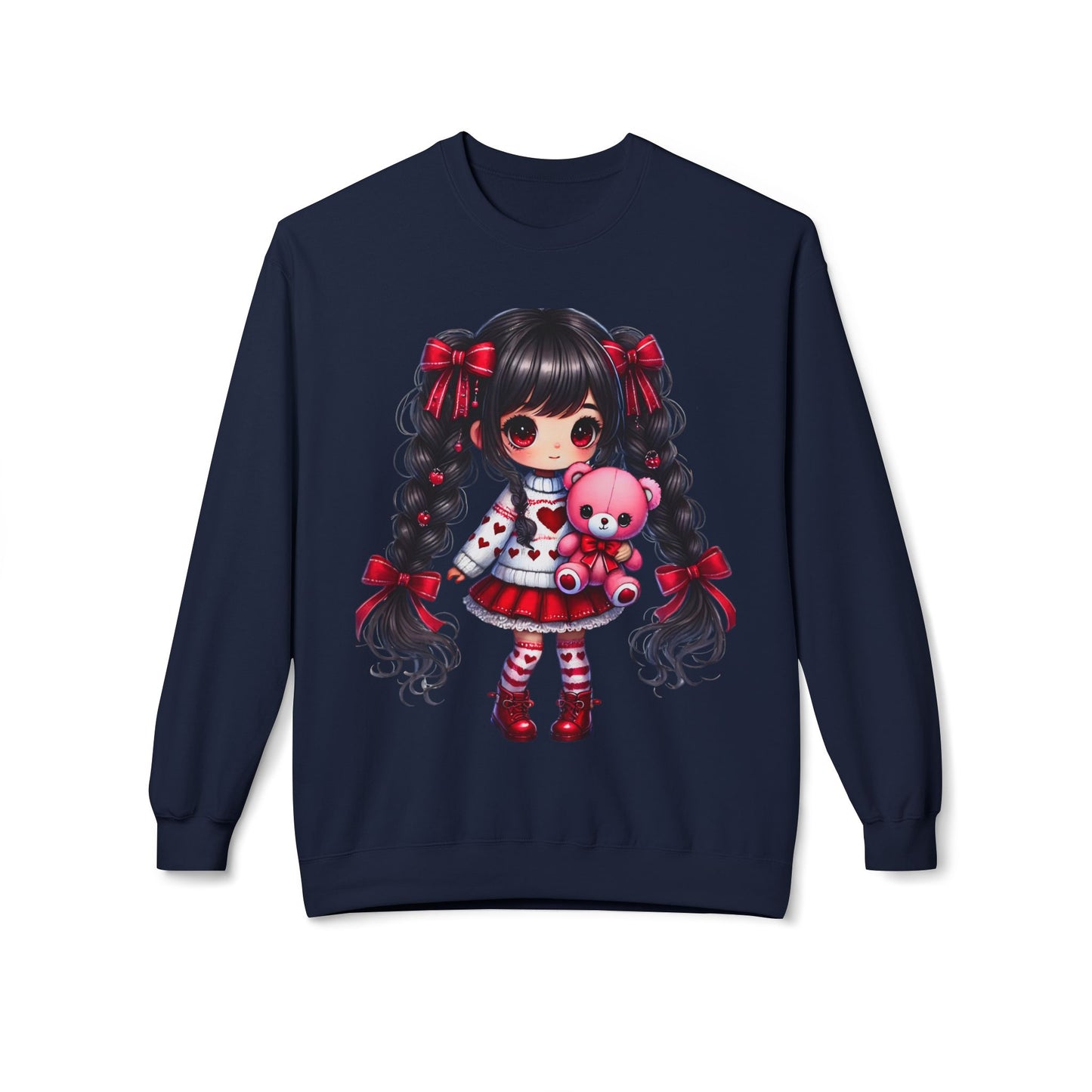 Valentines Unisex Midweight Softstyle Fleece Crewneck Sweatshirt