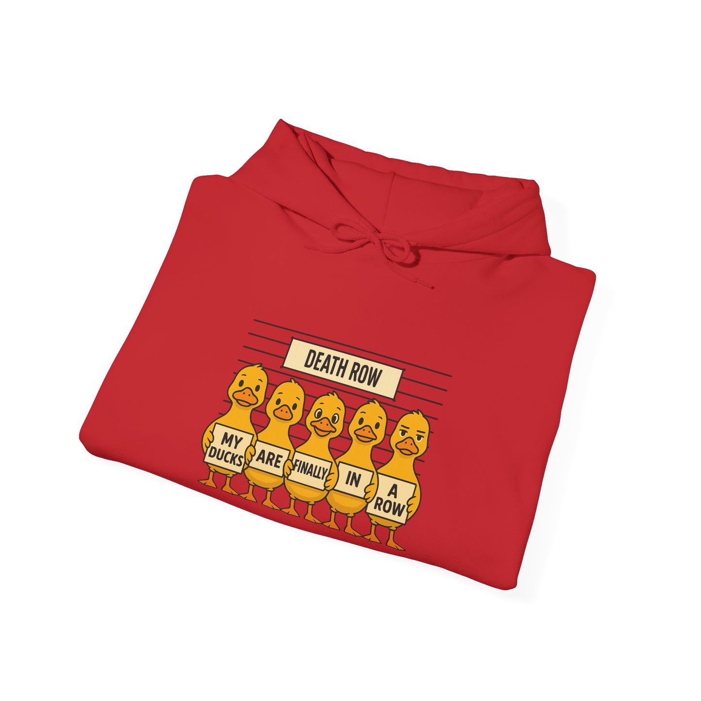 Funny Unisex Sweatshirt: Death Row Chickens, Gift for Animal Lovers, Cute Humor, Cozy Hoodie, Perfect for Casual Wear