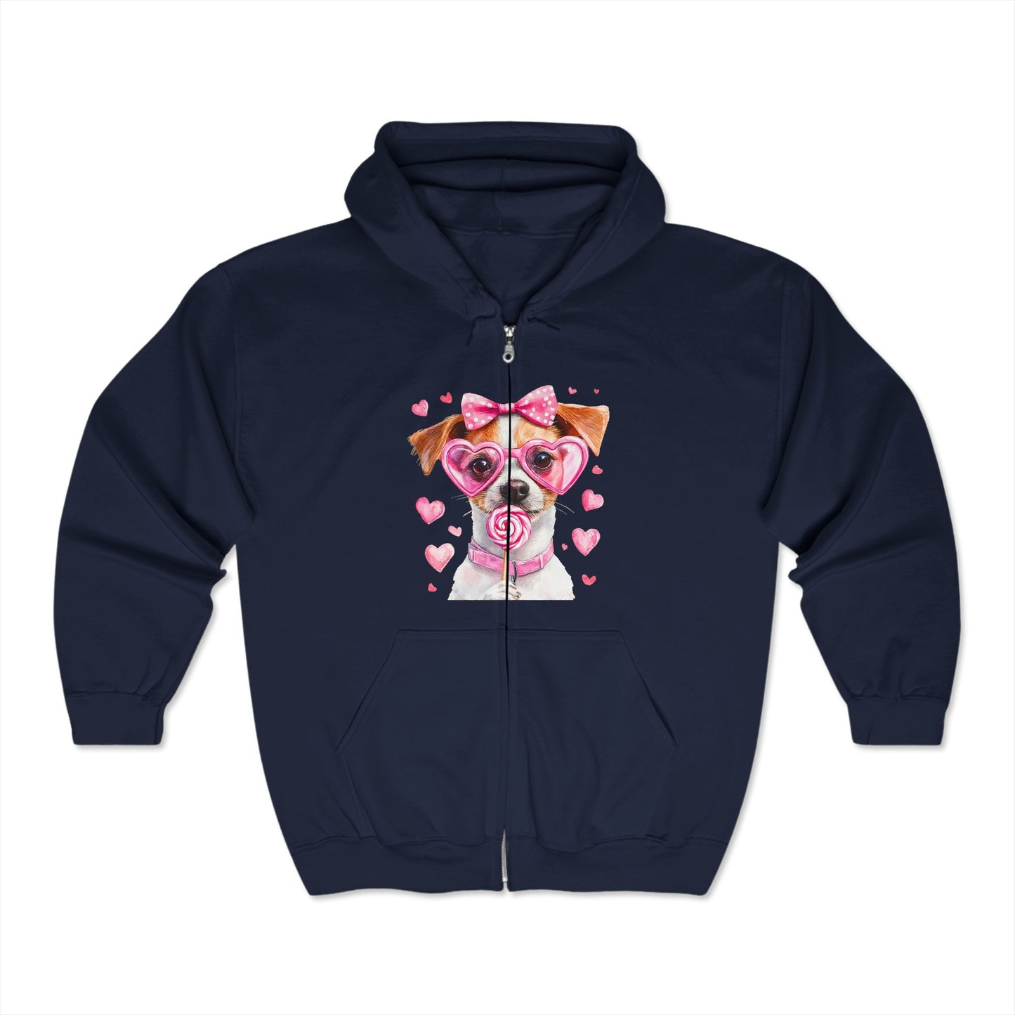 Valentines Unisex Heavy Blend™ Full Zip Hooded Sweatshirt