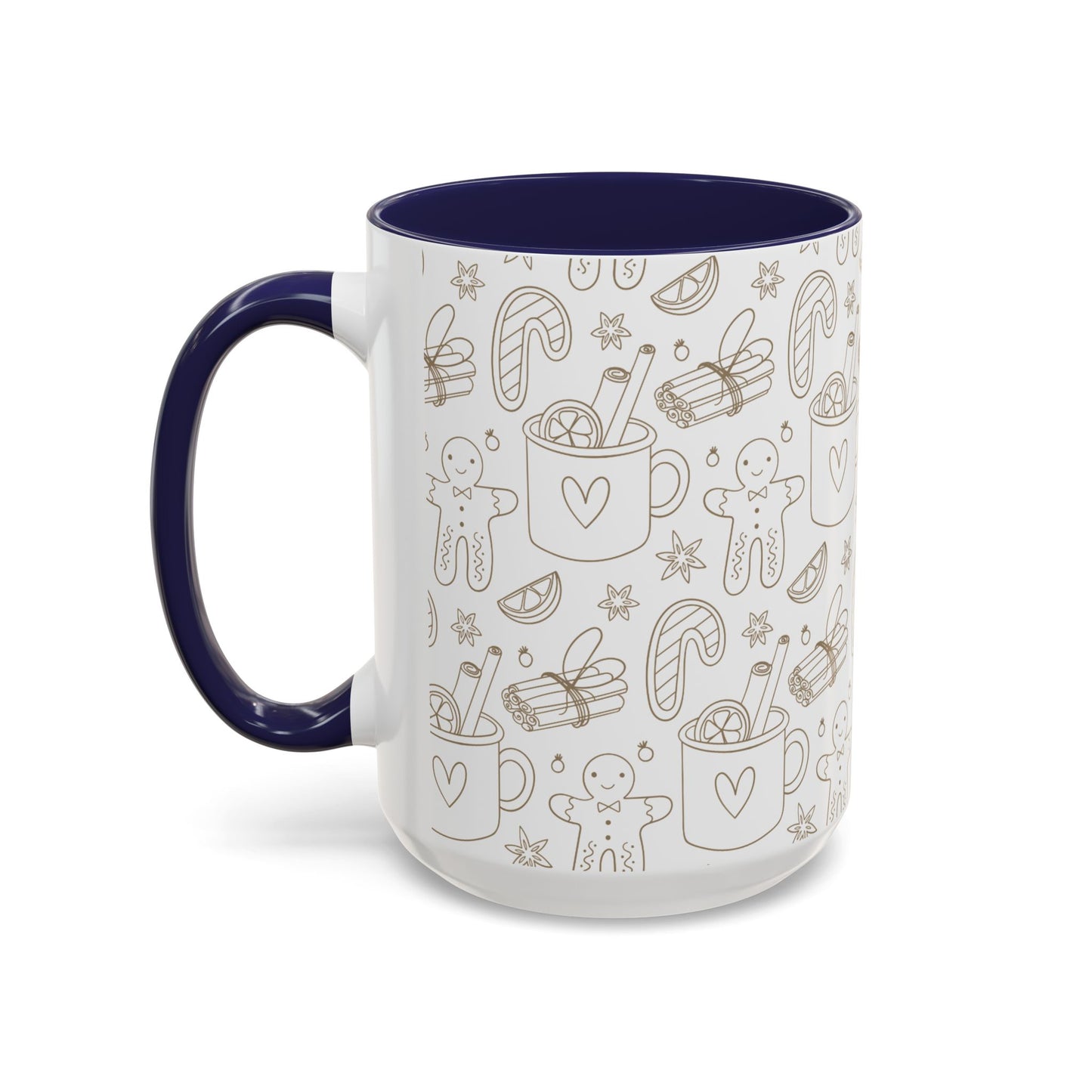 Christmas Accent Coffee Mug (11, 15oz)