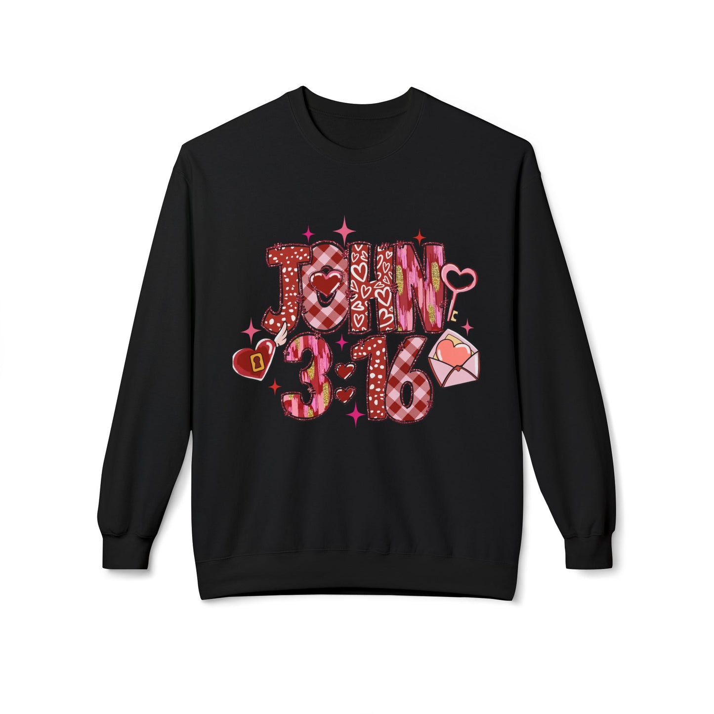 Valentines Unisex Midweight Softstyle Fleece Crewneck Sweatshirt