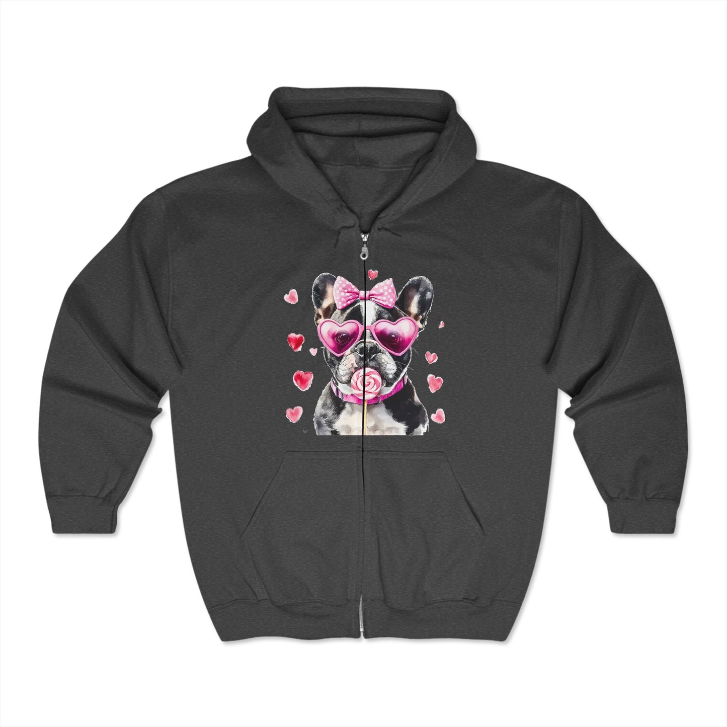 Valentines Unisex Heavy Blend™ Full Zip Hooded Sweatshirt