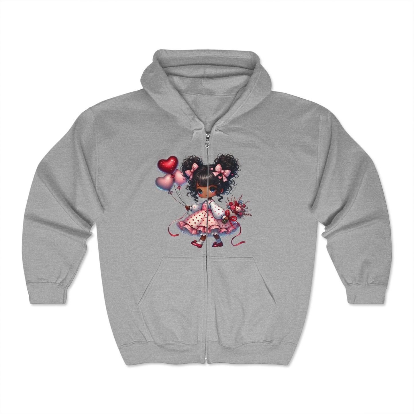 Valentines Unisex Heavy Blend™ Full Zip Hooded Sweatshirt