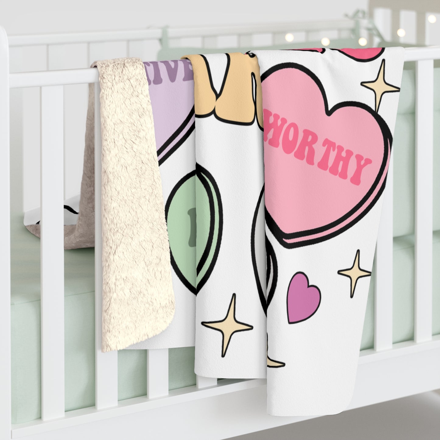 Valentines Sherpa Fleece Blanket