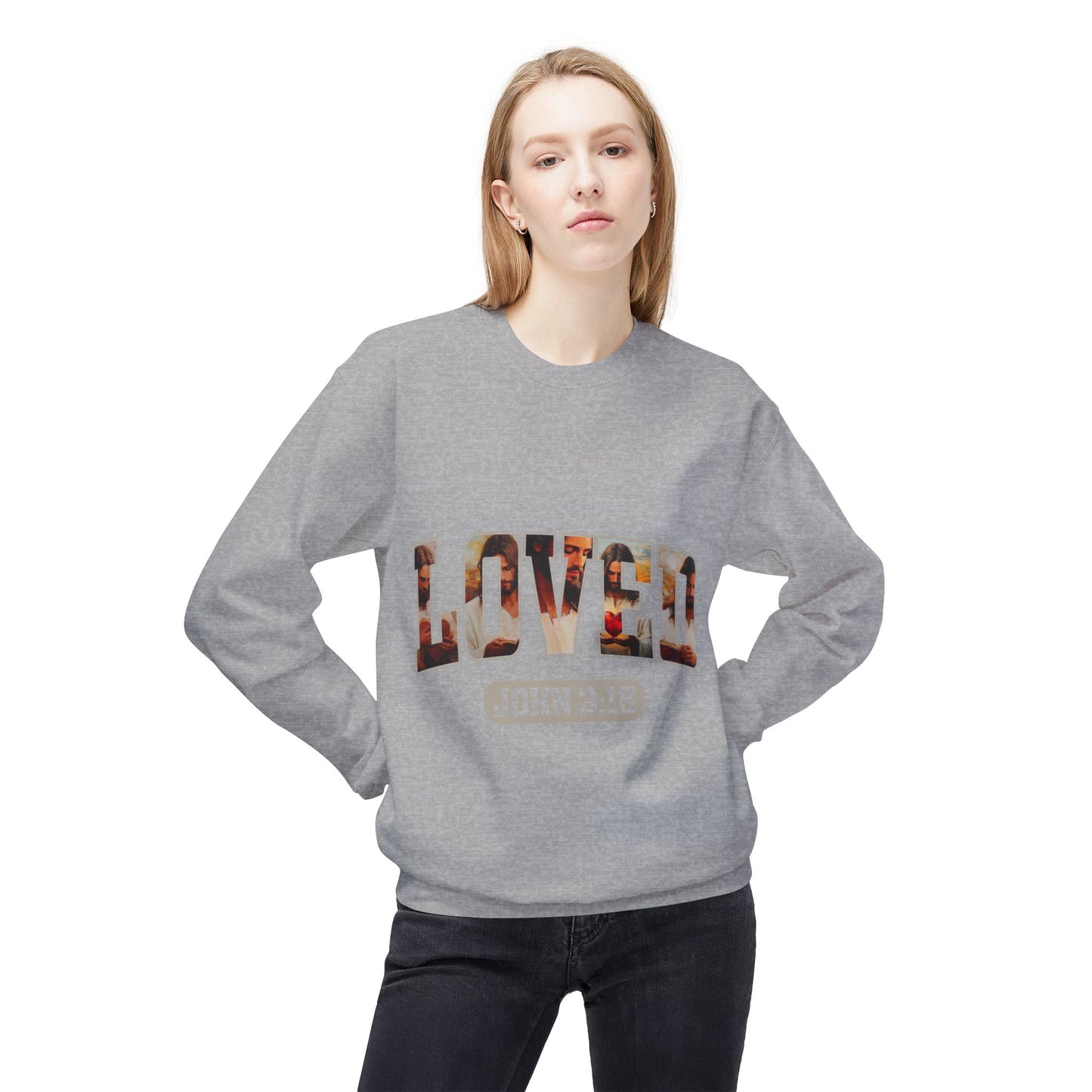 Valentines Unisex Midweight Softstyle Fleece Crewneck Sweatshirt