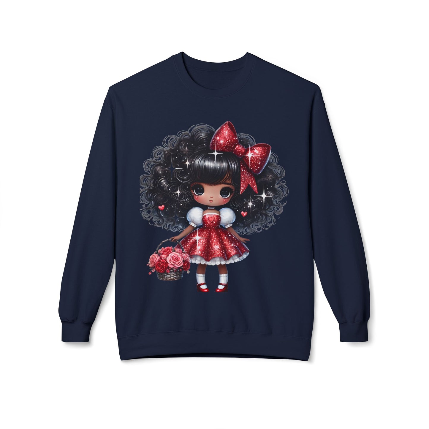 Valentines Unisex Midweight Softstyle Fleece Crewneck Sweatshirt