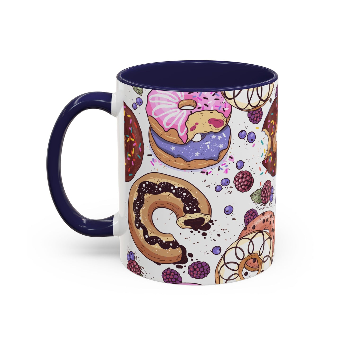 Doughnut Accent Coffee Mug (11, 15oz)
