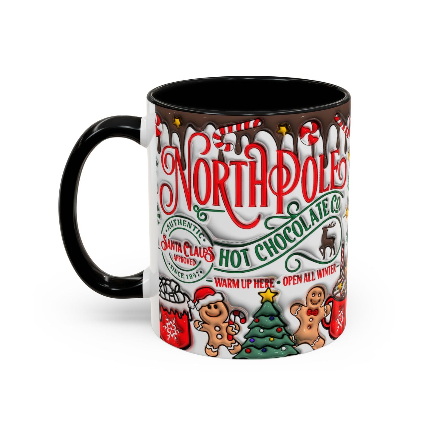 Christmas Accent Coffee Mug (11, 15oz)